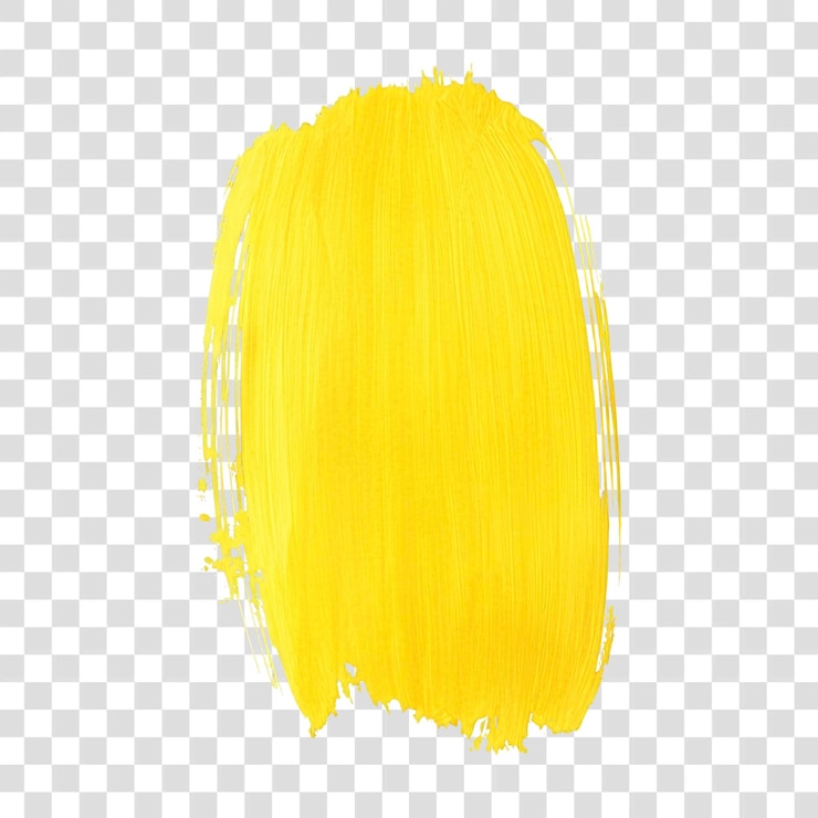 PSD png um ponto amarelo de fundo minimalista vibrante