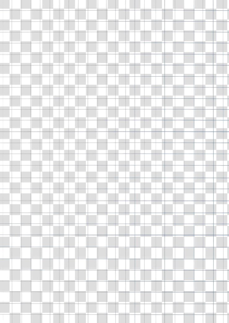 PSD png uma folha em branco de papel gráfico branco com linhas da grade de texto da página