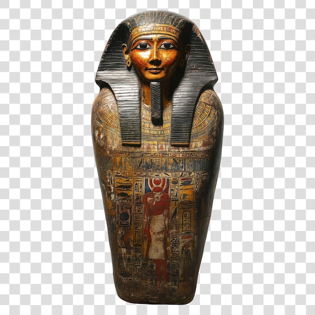 PNG Uma múmia egípcia arte hieroglífico arqueológico
