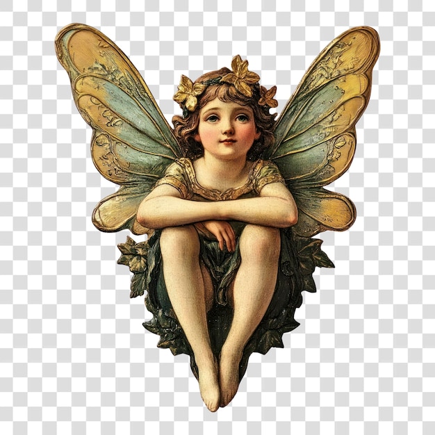 PNG Uma pintura de ilustração de arte de fadas