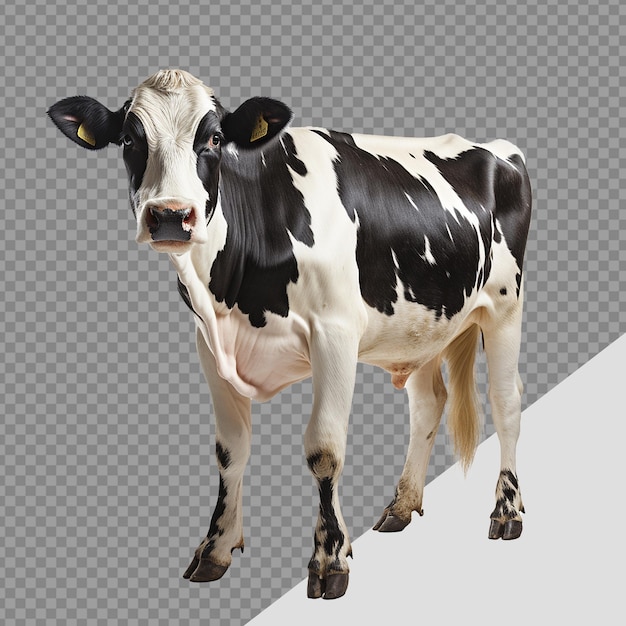 PSD png de vache isolé sur un fond transparent