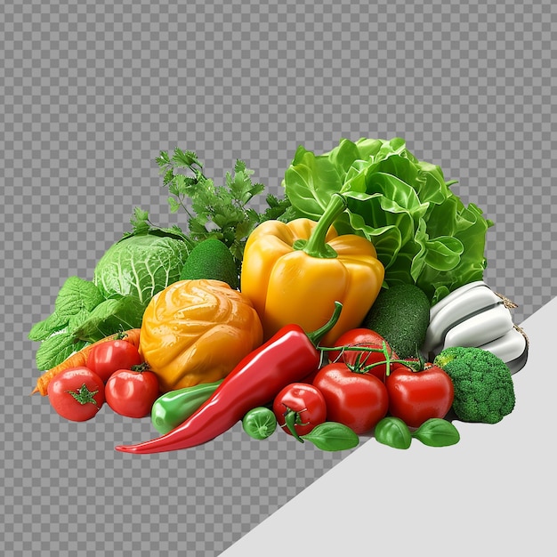 PSD png vegetal isolado em fundo transparente.