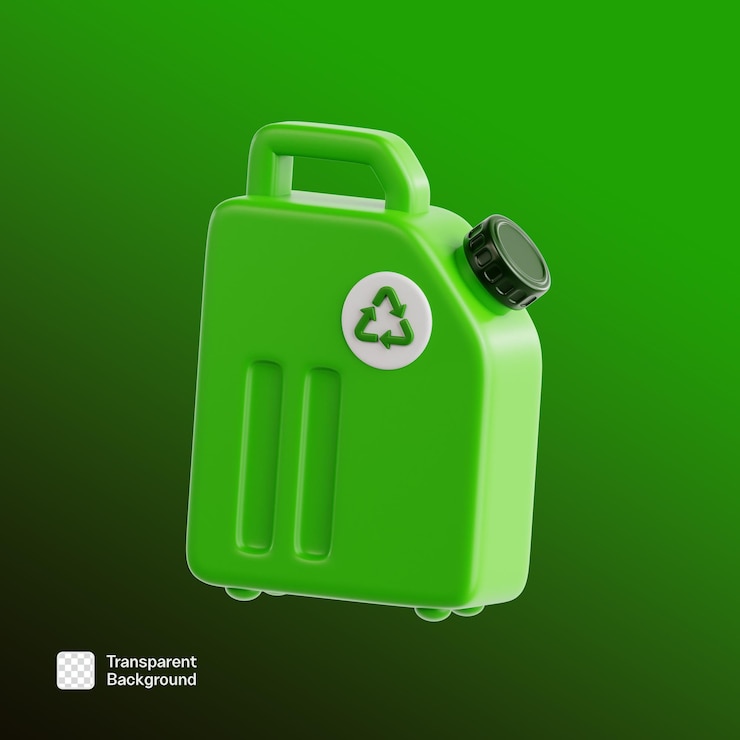PSD png-vorlage für eine 3d-umgebungs-ikonen-illustration