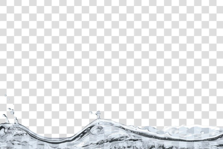 PSD png wasser-hintergrund-linie erfrischung