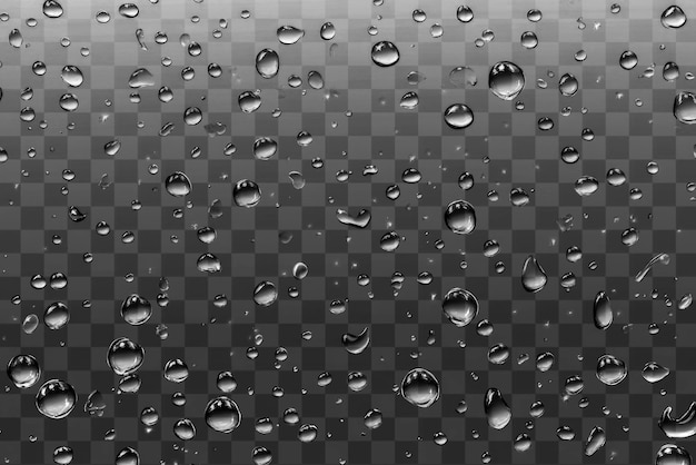 PNG-Wassertropfen auf einer durchsichtigen Glasoberfläche Wassertropfen Wassertröpfchen