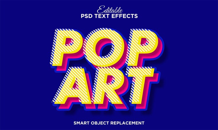 PSD po arte retro psd effetto testo con sfondo retro