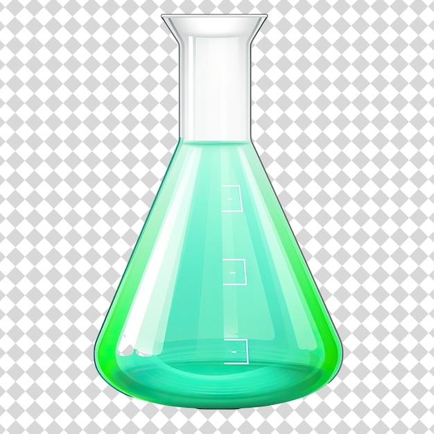 PSD poção química isolada em fundo transparente formato de arquivo png