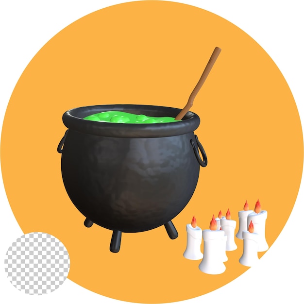 Poción de ilustración 3d