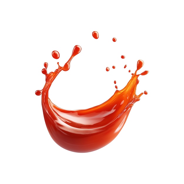 Un poco de ketchup de tomate