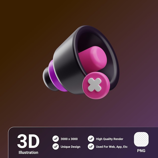 El podcast es una ilustración en 3D.