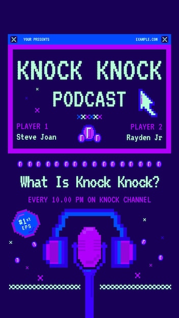 Podcast-Geschichte für soziale Medien