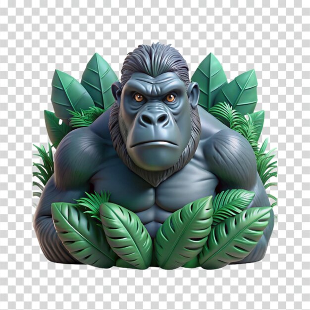 Poderoso renderizador de gorilas en 3D
