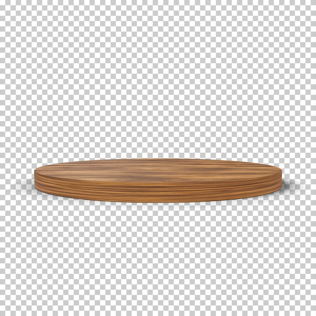 podio 3d con textura de madera para exhibición de productos