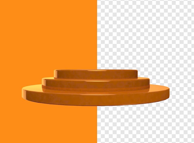 podio dorato 3d
