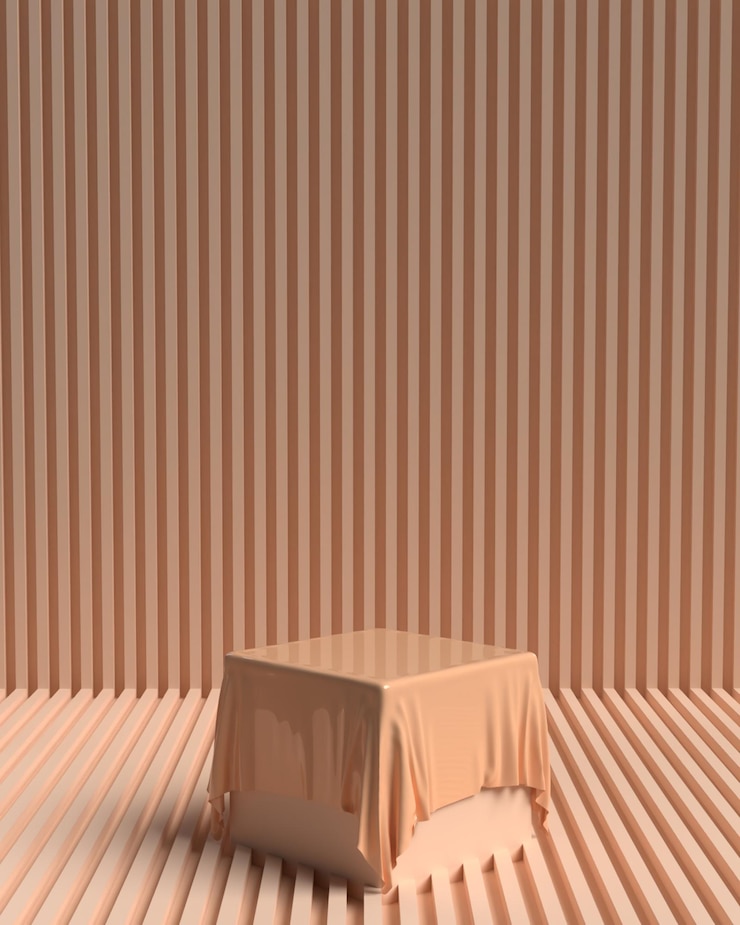PSD podio de forma de geometría de escena abstracta 3d