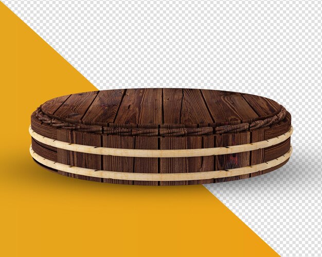 podio de madera 3d para festa junina