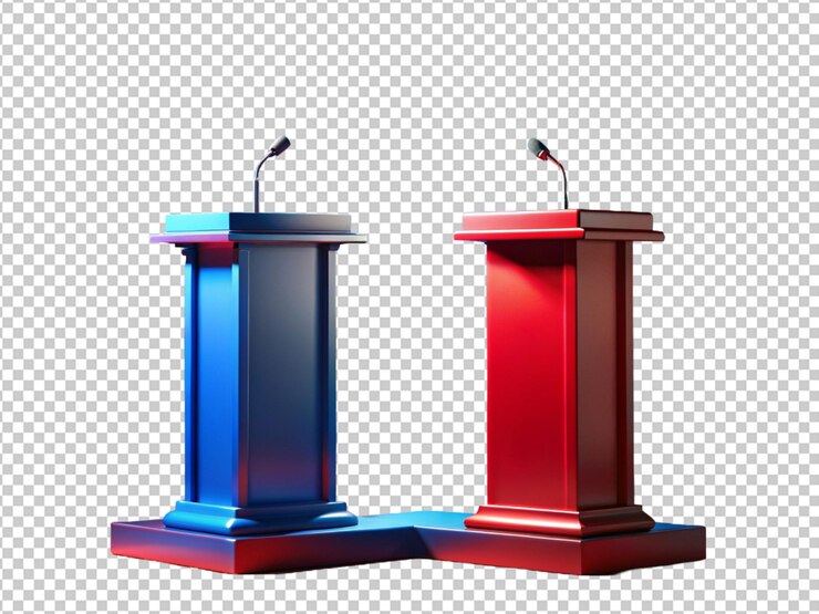 PSD un podio o escenario con iluminación
