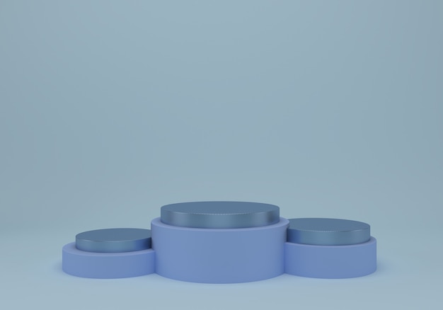 Podio de producto con tema de plataforma de soporte de estudio