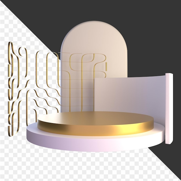 PSD podium 3d