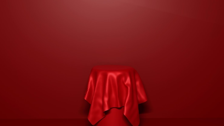 Podium di rendering 3D per il product placement