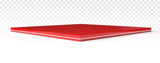 Podium en forma de 3d