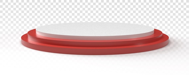 Podium en forma de 3d