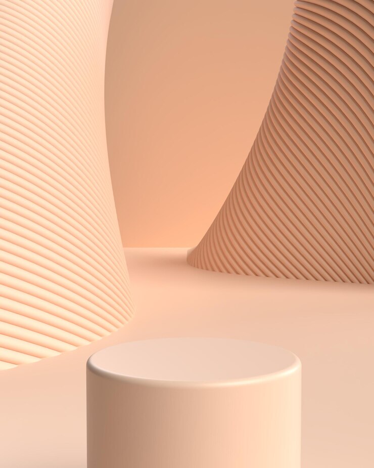 PSD podium de forme de géométrie de scène abstraite 3d pour l'affichage du produit