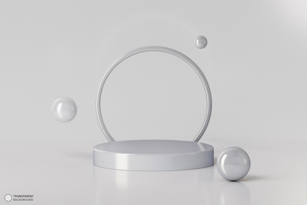 Podium de lujo para la presentación de productos en 3D