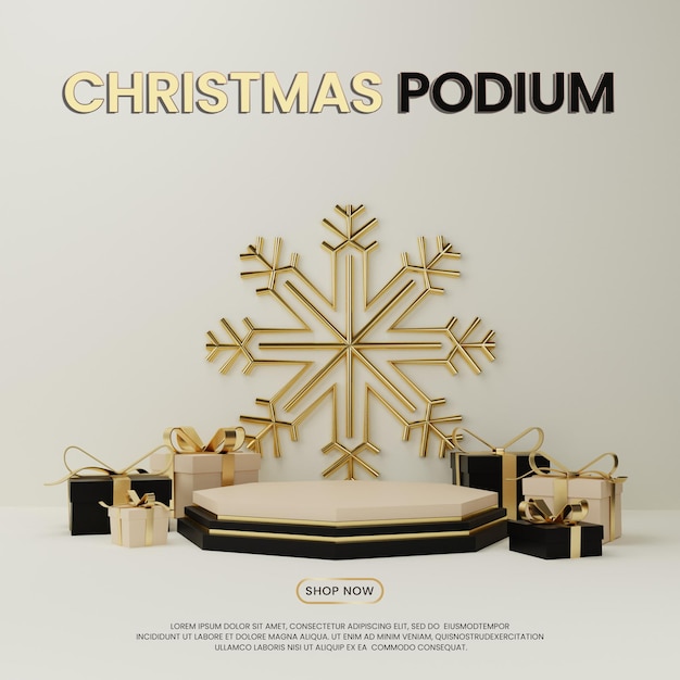 PODIUM PREMIUM SPECIAL NOEL AVEC COFFRET CADEAU