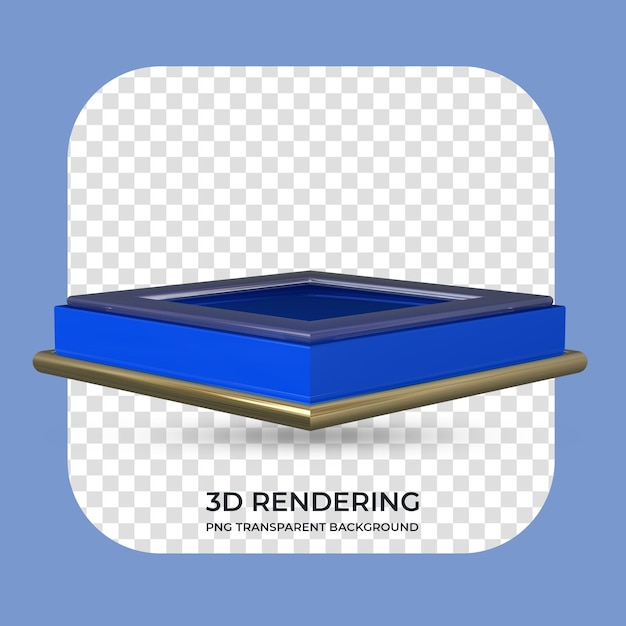 Podium Réaliste Rendu 3d Fond Transparent