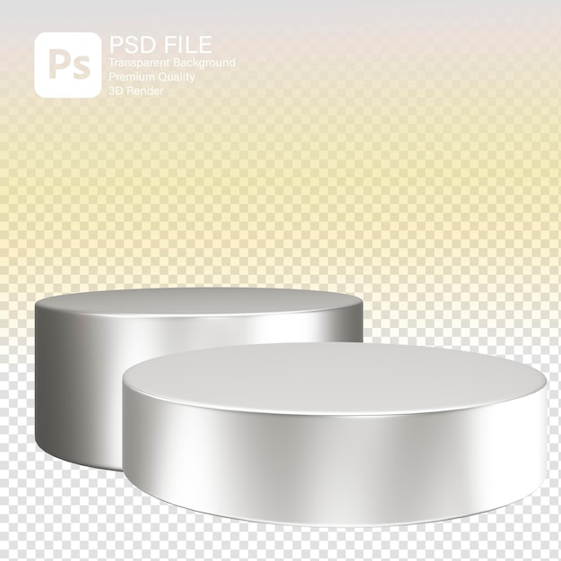 Podium de renderización 3D para la exhibición de productos