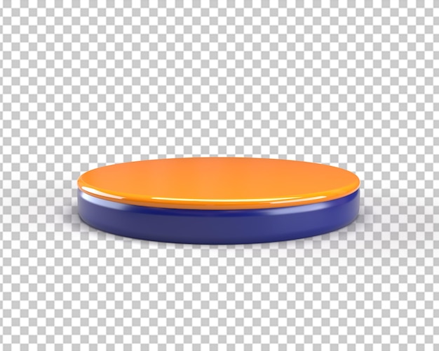 Poduim 3d del prodotto della fase dell'oro
