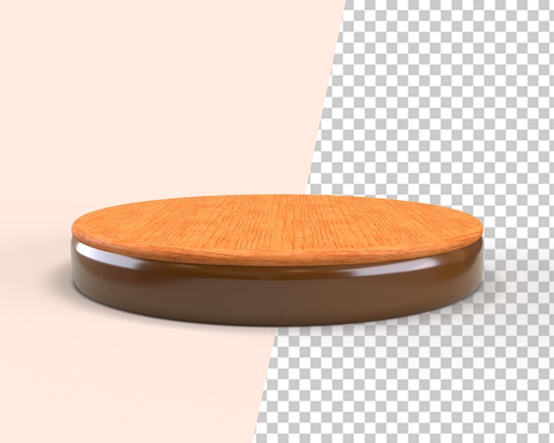 Poduim prodotto palco in legno 3d