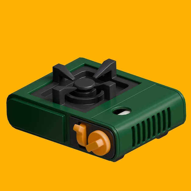 Poêle à gaz portable 3D