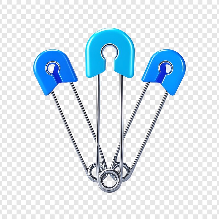 PSD poignées bleues sur un fond transparent