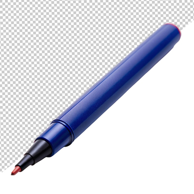 PSD pointe de stylo sur fond transparent