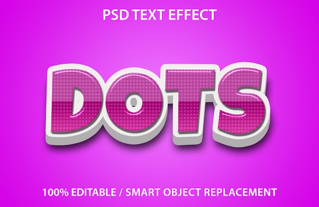 Points D'effet De Texte Modifiables Premium