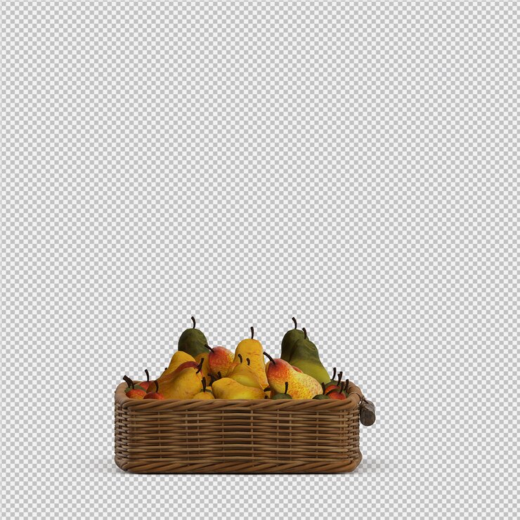 PSD poires rendu 3d
