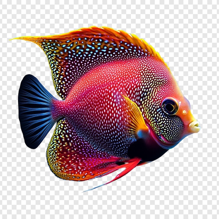 PSD le poisson-ange coloré