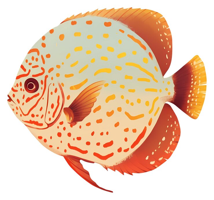 PSD poisson-disque à taches orange