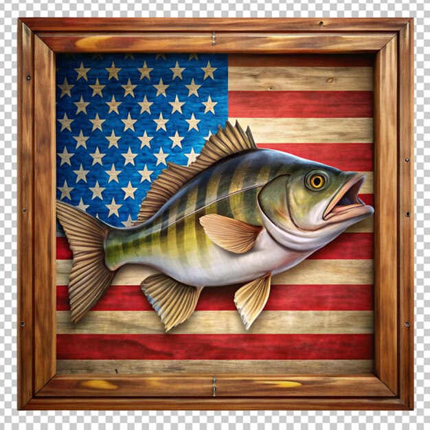 PSD poisson avec drapeau des états-unis