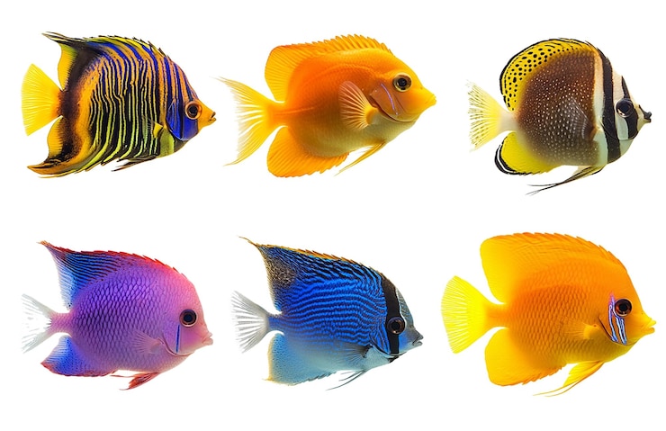 PSD poisson de fond transparent