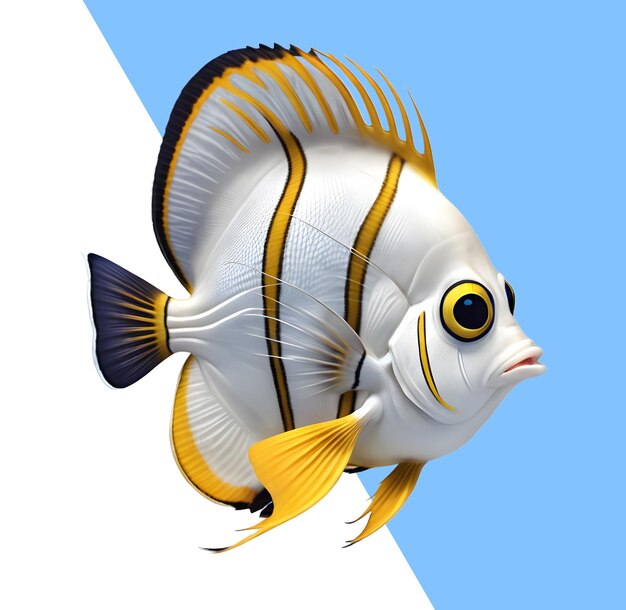 PSD un poisson mignon en 3d