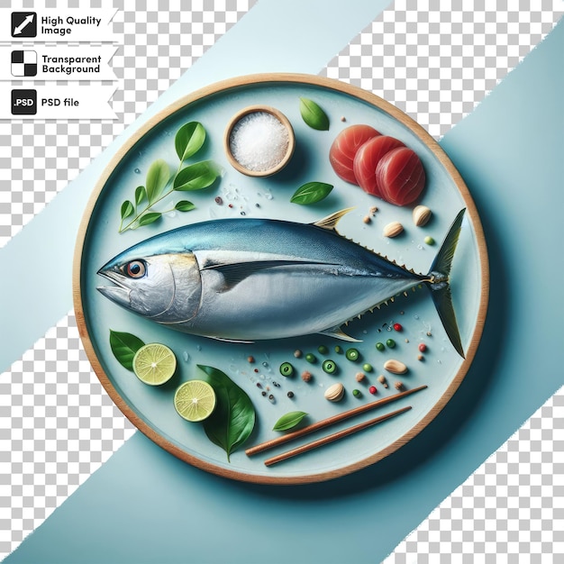 Poisson PSD sur fond transparent