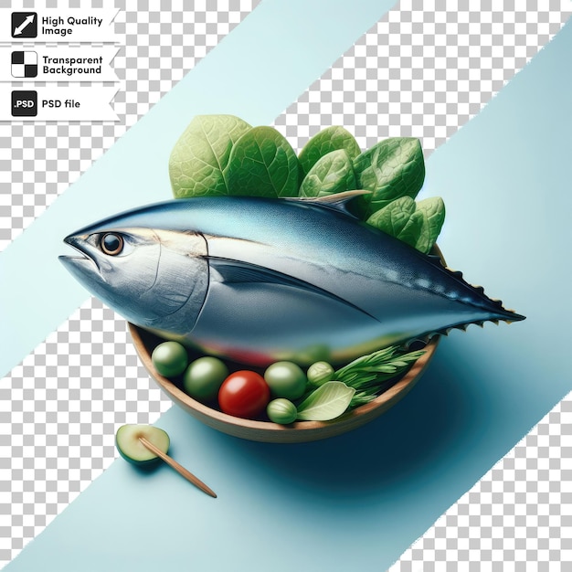 Poisson PSD sur fond transparent