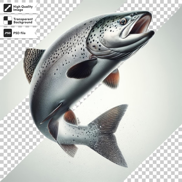 Poisson PSD sur fond transparent