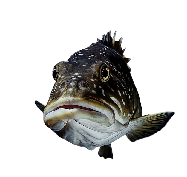 Poissons nageants isolés