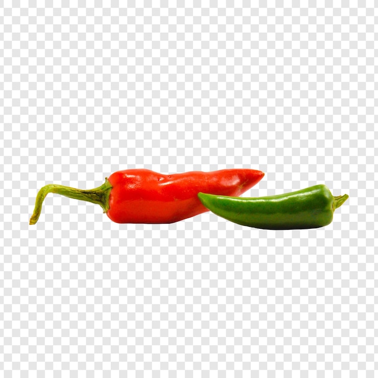 PSD poivrons rouges et verts