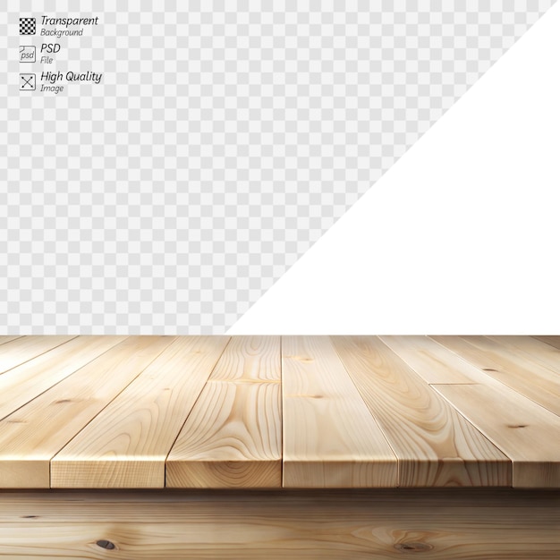 PSD polished wooden surface with a natural light wood texture