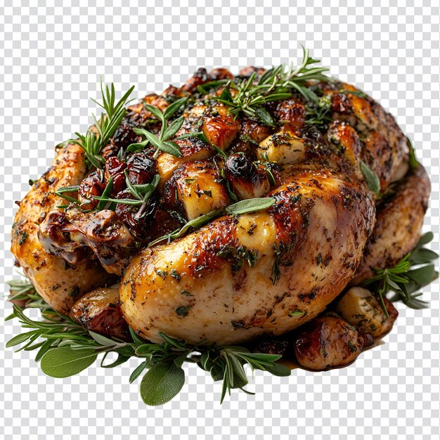 Pollo asado con hierbas